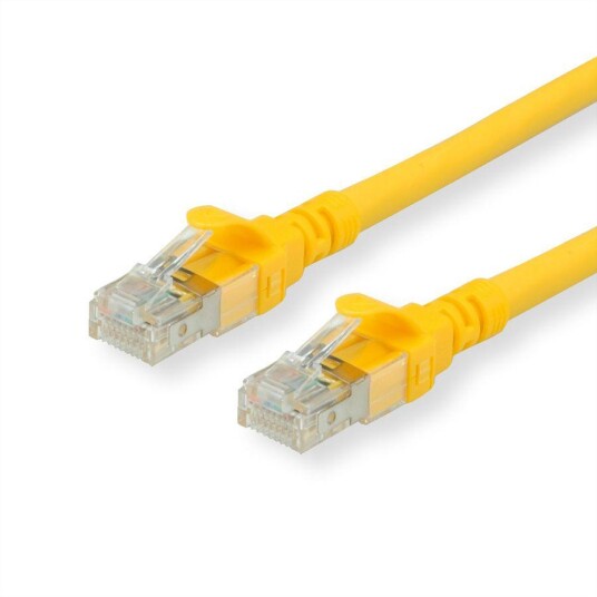 Roline Cat6a 2M U/UTP Patchkabel Rj-45 Gult