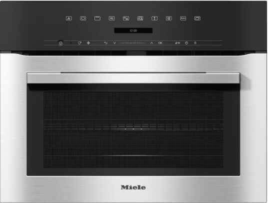 Miele H 7140 BM Kompaktovn med Mikrobølgefunksjon i Rustfritt Stål Miele H 7140 BM Kompaktovn med Mikrobølgefunksjon i Rustfritt Stål