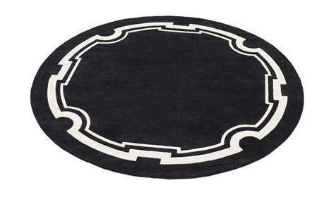 Palazzo teppe black/off-white