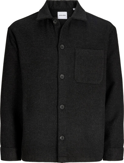 Jack & Jones Jjesoho Ollie Overshirt Ls Sn Jnr Black 128