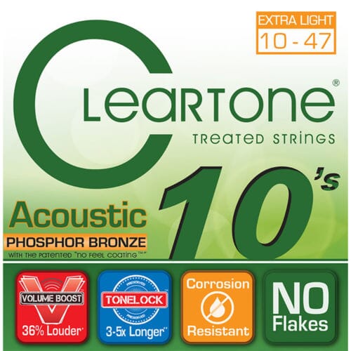 Cleartone 10-47 AC Phos-Bronze E.L Akustisk gitar strenger Cleartone 10-47 AC Phos-Bronze E.L Akustisk gitar strenger