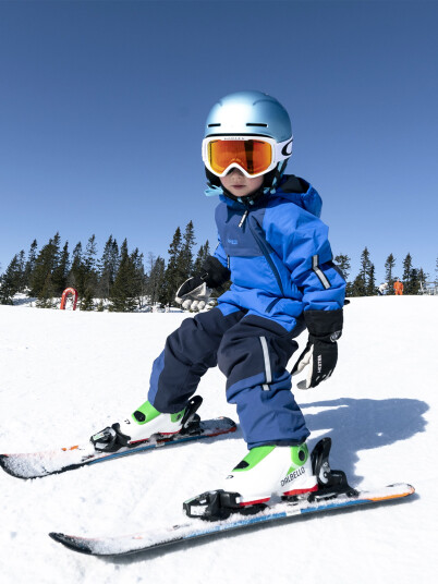 Bergans Lilletind Insulated Kids Coverall Blå 104 Bergans Lilletind Insulated Kids Coverall Blå 104