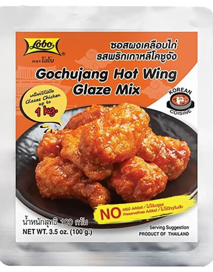 Gochujang Hot Wing Glaze Mix Lobo 100 gram Korea
