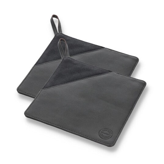 Pillivuyt Gourmet gryteklut 20,5 x 20,5 cm 2-pakning Sort skinn