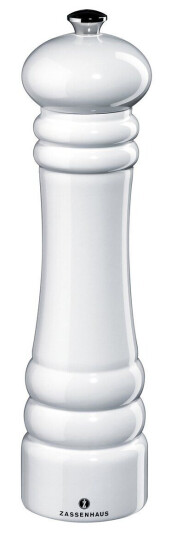 Zassenhaus Berlin pepperkvern blank hvit 24 cm