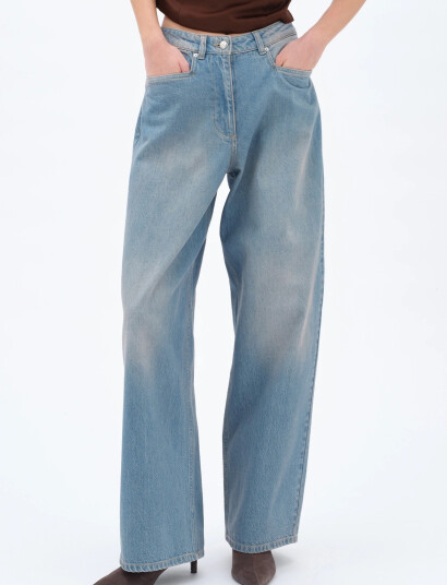REMAIN Birger Christensen Cocoon Denim Pants Blue 25 REMAIN Birger Christensen Cocoon Denim Pants Blue 25