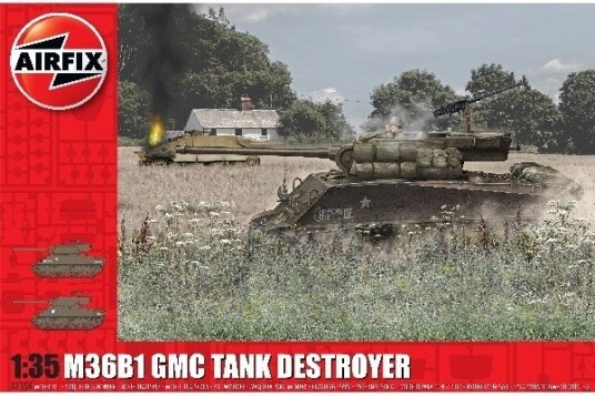 Airfix 1:35 M36B1 GMC U.S. Army Plastmodell A1356
