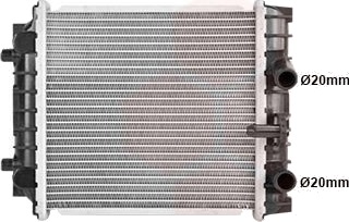 Radiator, motorkjøling VAN WEZEL 58012720 Radiator, motorkjøling VAN WEZEL 58012720