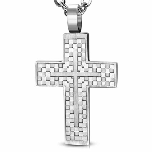 "Cross steel" Halssmykke. "Cross steel" Halssmykke.
