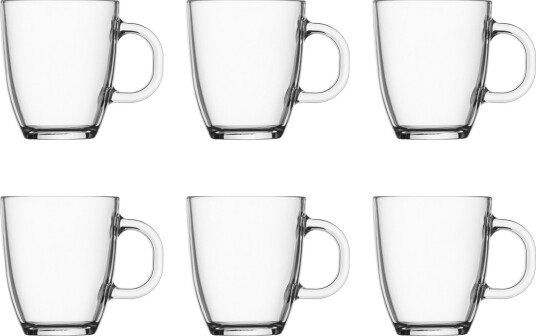 Bodum BISTRO, krus i glass, 0,35 l - 6 stk.