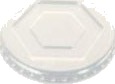 Plastlåg Catersource Ø68 Mm Rpet Til Dressingbæger,100 Stk/Pk