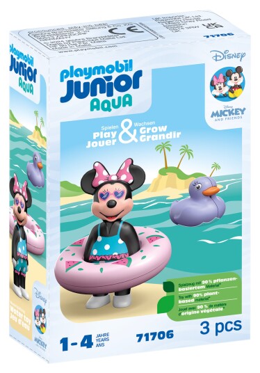 Playmobil 1.2.3 & Disney: Minnie's Beach Trip 71706