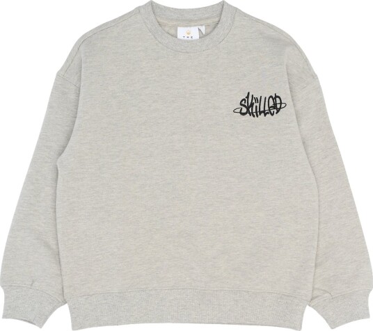 The New Light Grey Melange Ron Melange Oversize Collegegenser 13 14