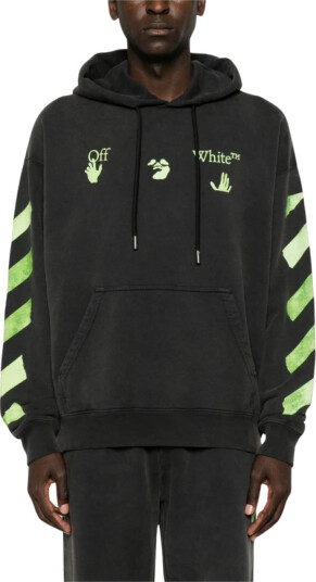 Off White Herre Gensere & Hettegensere Svart L,