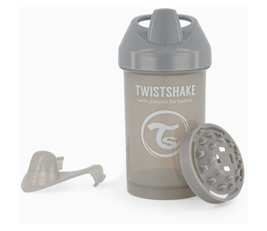 Twistshake Crawler Cup 8+m Pastel Grey 300 ml