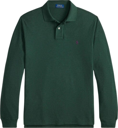 Polo Ralph Lauren Custom Slim Fit Mesh Polo Shirt - Khaki green - L Polo Ralph Lauren Custom Slim Fit Mesh Polo Shirt - Khaki green - L