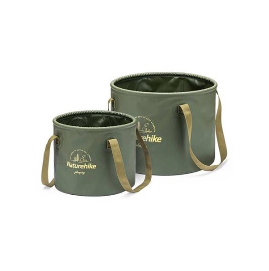 Foldbar Bøtte Army Green 10 Liter