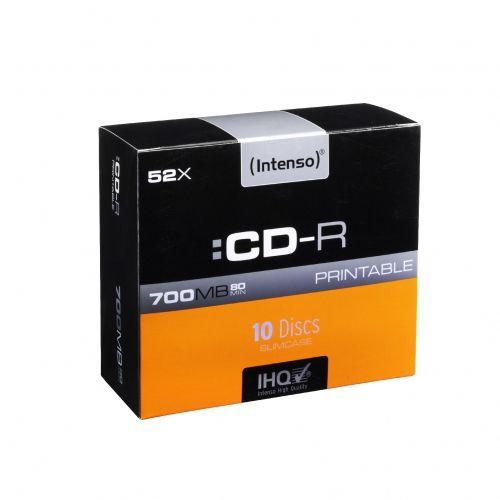 INTENSO CD-R x 10 - 700 MB - lagringsmedier