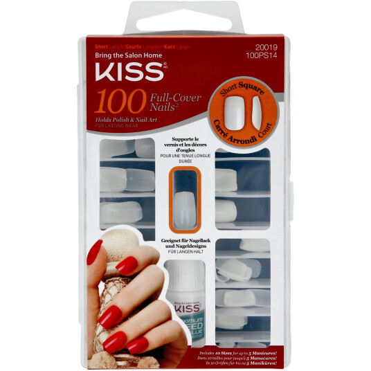 Kiss 100 nails shortSquare Int I C