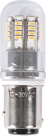 LED pære BAY15D 12/24 V tilsvarer 25 W
