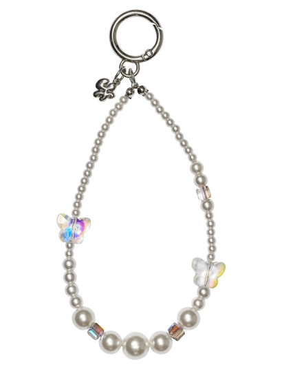 DRM LND Bracelet White Butterfly Vit One Size DRM LND Bracelet White Butterfly Vit One Size
