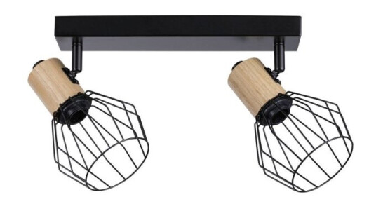 Paulmann Taklampe Lanka Maks. 2X20w E14 230V Sort/Tre