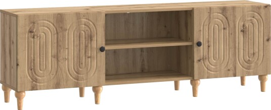 TV skap Artisan eik 150 x 31 x 50 cm Konstruert tre TV skap Artisan eik 150 x 31 x 50 cm Konstruert tre