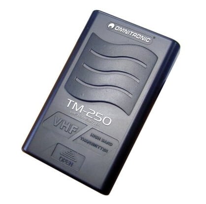 Omnitronic 13075012, Kroppspakkesender, 211.7 Mhz, Very High Frequency (Vhf), 8,5 Mw, Sort, Plast