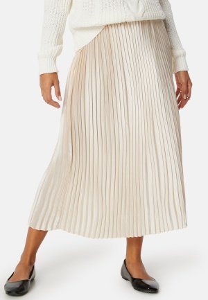 VERO MODA Megga Christas High Waist Pleat Skirt Pumic Stone L