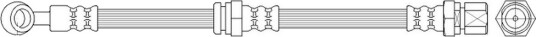 K&K FT0191 Bremseslange