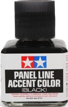 Tamiya Panel Line Accent Color Black 40ml