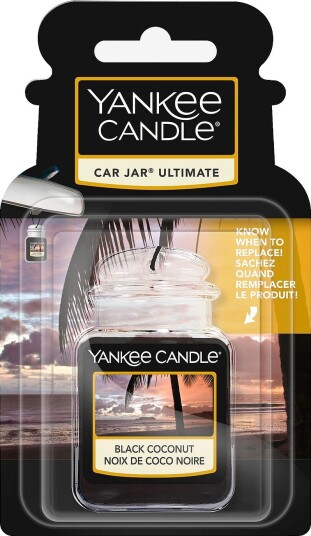 Yankee Candle Car Jar Ultimate Black Coconut Svart