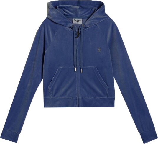 Juicy Couture Cardigan Robertson Velur Blue Dybder Juicy Couture Teen XXS Xtra Xtra Small Cardigan Blå Juicy Couture Cardigan Robertson Velur Blue Dybder Juicy Couture Teen XXS Xtra Xtra Small Cardigan Blå