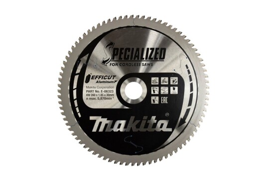 Makita Sirkelsagblad E 06323 260x30x81T