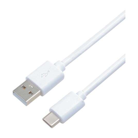 ELETRA USB USB C kabel 0,5m hvit