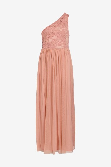 Vila Maxikjole viUlricana Oneshoulder Maxi Dress Rosa