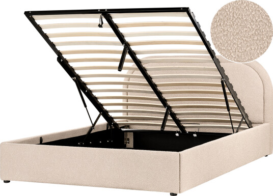 Dobbeltseng Quillien 140x200 cm Beige