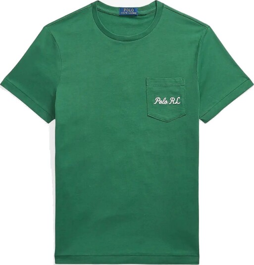 Polo Ralph Lauren Custom Slim Fit Polo Bear T Shirt Green L