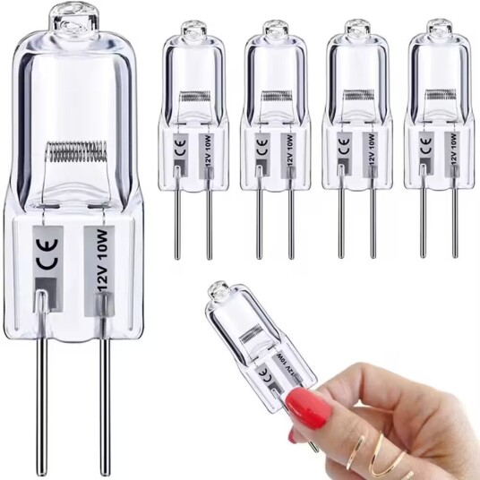Otego 10-pack G4 halogenlampor 10W 12V Varmvita