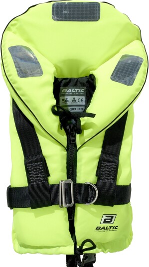 Baltic Ocean Redningsvest med Sele 3-15 kg, UV-Gul