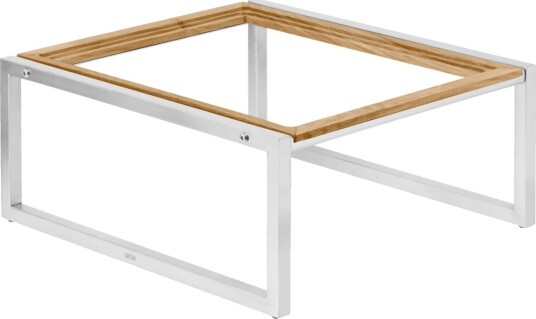 VEGA Ramme Torresso GN 1/2 høy; GN 1/2, 32.9x36x16 cm (LxBxH); Eik/Sølvfarge; Rektangulær