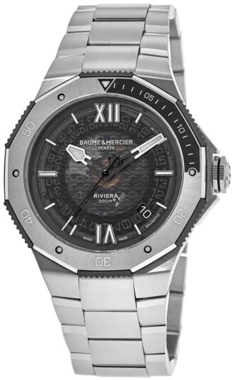 Baume & Mercier Herreklokke M0A10717 Riviera Grå/Stål Ø42 mm