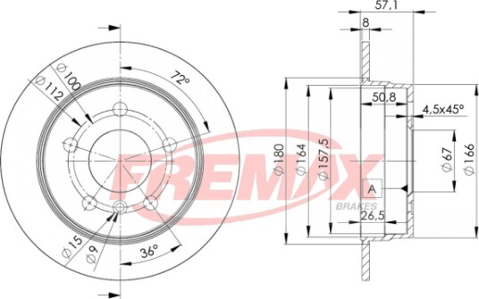 Bremseskive FREMAX BD-0119
