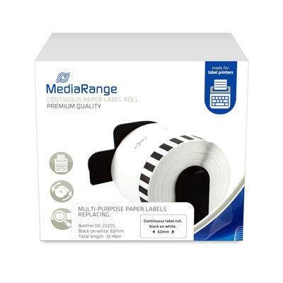 MediaRange Continuous Paper Label For