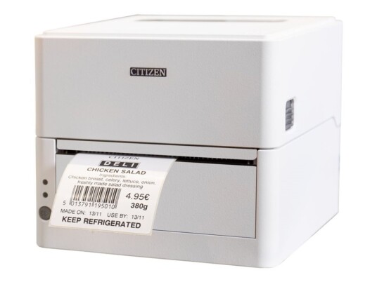 Citizen Cl-H300sv Etikettskriver Direktetermisk Rull (12,7 Cm) 203 Dpi Inntil 200 Mm/Sek Usb 2.0 Ren Hvit