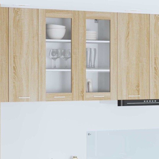  Hengende skap Riga Sonoma eik 80 x 31 x 80 cm Konstruert tre