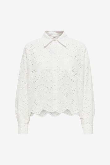 Only Carmakoma   carValais L/S Wvn   Hvit