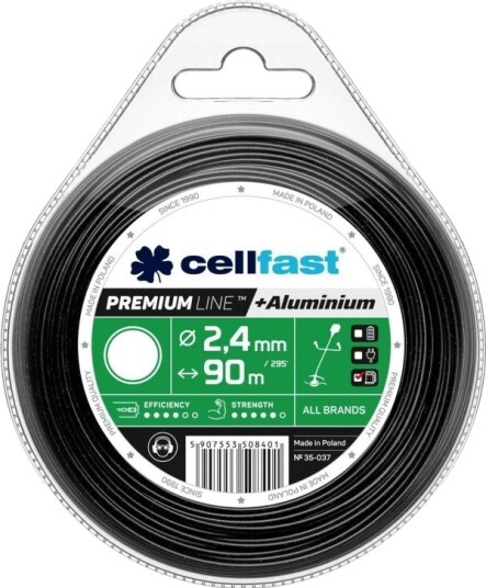 Cellfast Premium Cutting Line 2,4 Mm 90 M Rund 35 037