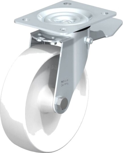 Blickle 335489 Le-Po 175G-St Styrehjul Med Brems, Hjuldiameter 175 Mm, Bæreevne Maks. 300 Kg (1 Stk.)