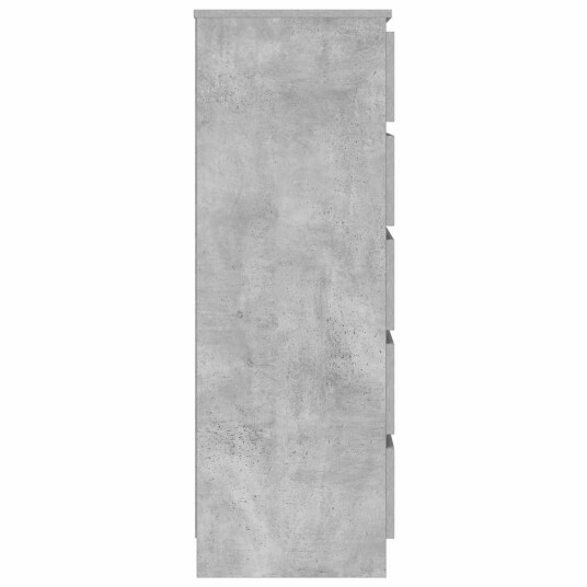  Kommode betonggrå 60x36x103 cm konstruert tre 8720845679279